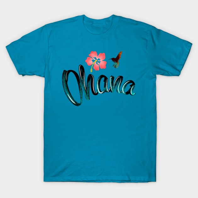 Ohana 3 T-Shirt by Miruna Mares